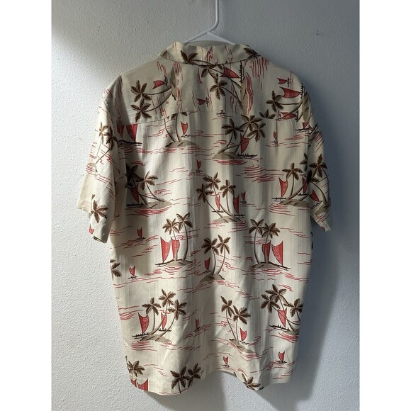 Tori Richard Shirt Men's M, Hawaiian Floral Print Short Sleeve Casual 70% Silk - Picture 3 of 7
